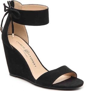 Chinese Laundry Camomile Wedge Sandal - Black
